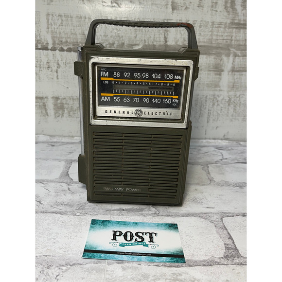 Vintage General Electric Two Way Power Radio Model #7-2808A - Picture 11 of 11